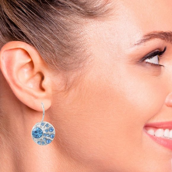 Snap Charm Huggie Earrings Includes Two Mini Snaps 12mm 1/2" Diameter - Picture 5 of 6